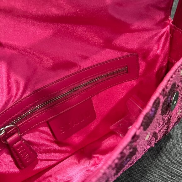 Staud Tommy Beaded Shoulder Bag Blossom Garden Party - Picture 12 of 12